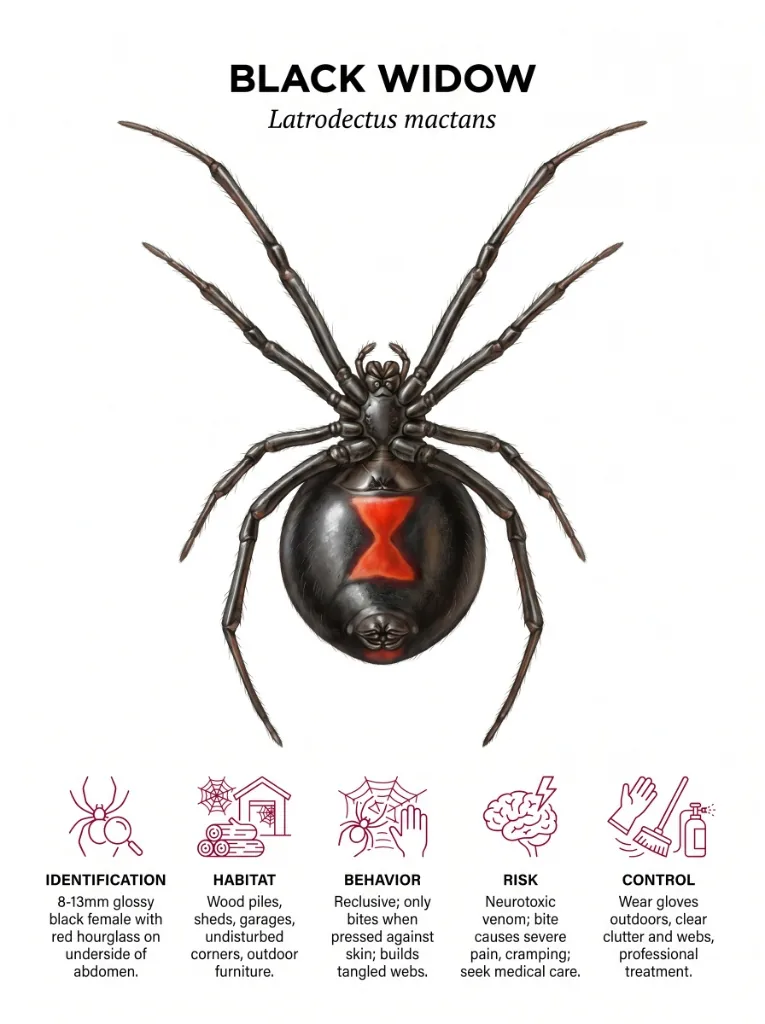 Black Widow identification