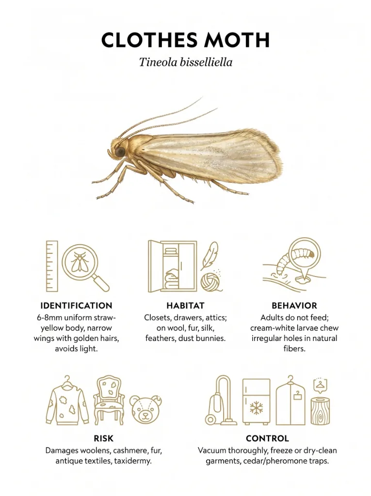Clothes Moth identification