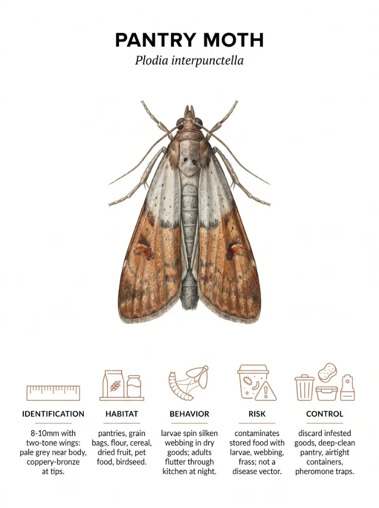 Indian Meal Moth (Pantry Moth) identification