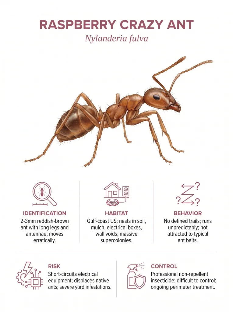 Raspberry Crazy Ant identification