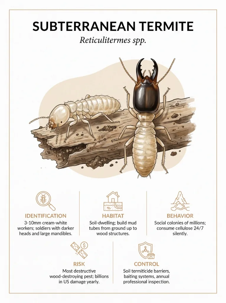 Subterranean Termite identification