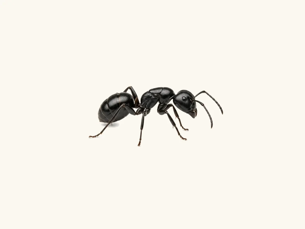 Black carpenter ant close-up — Camponotus pennsylvanicus